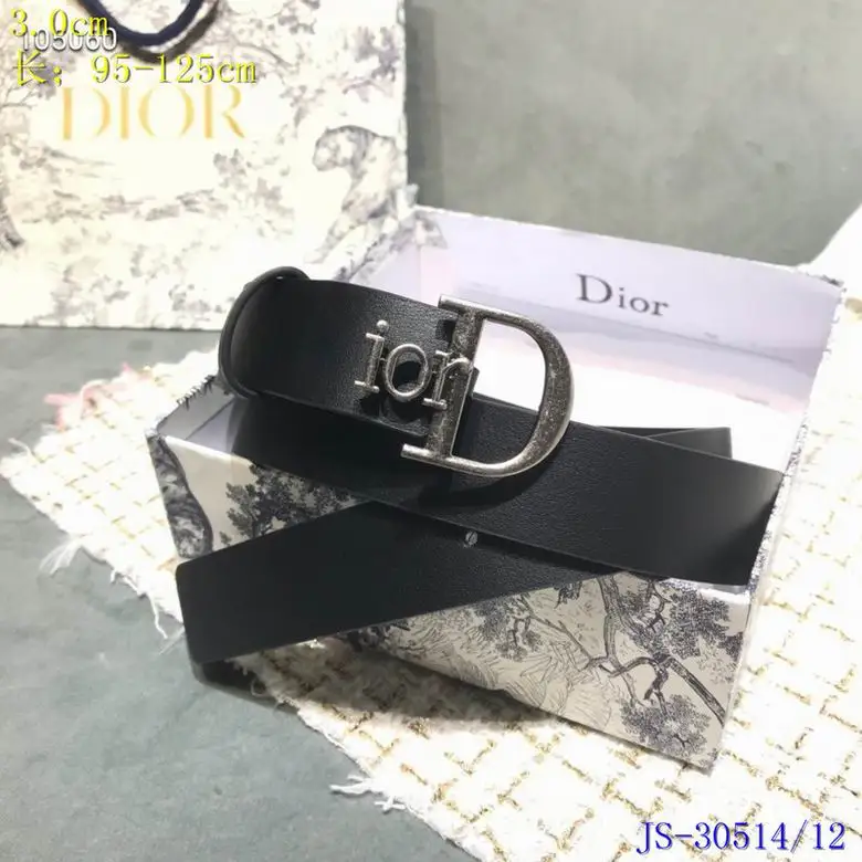 Dior Belt 30mm 95-125cm 8L06